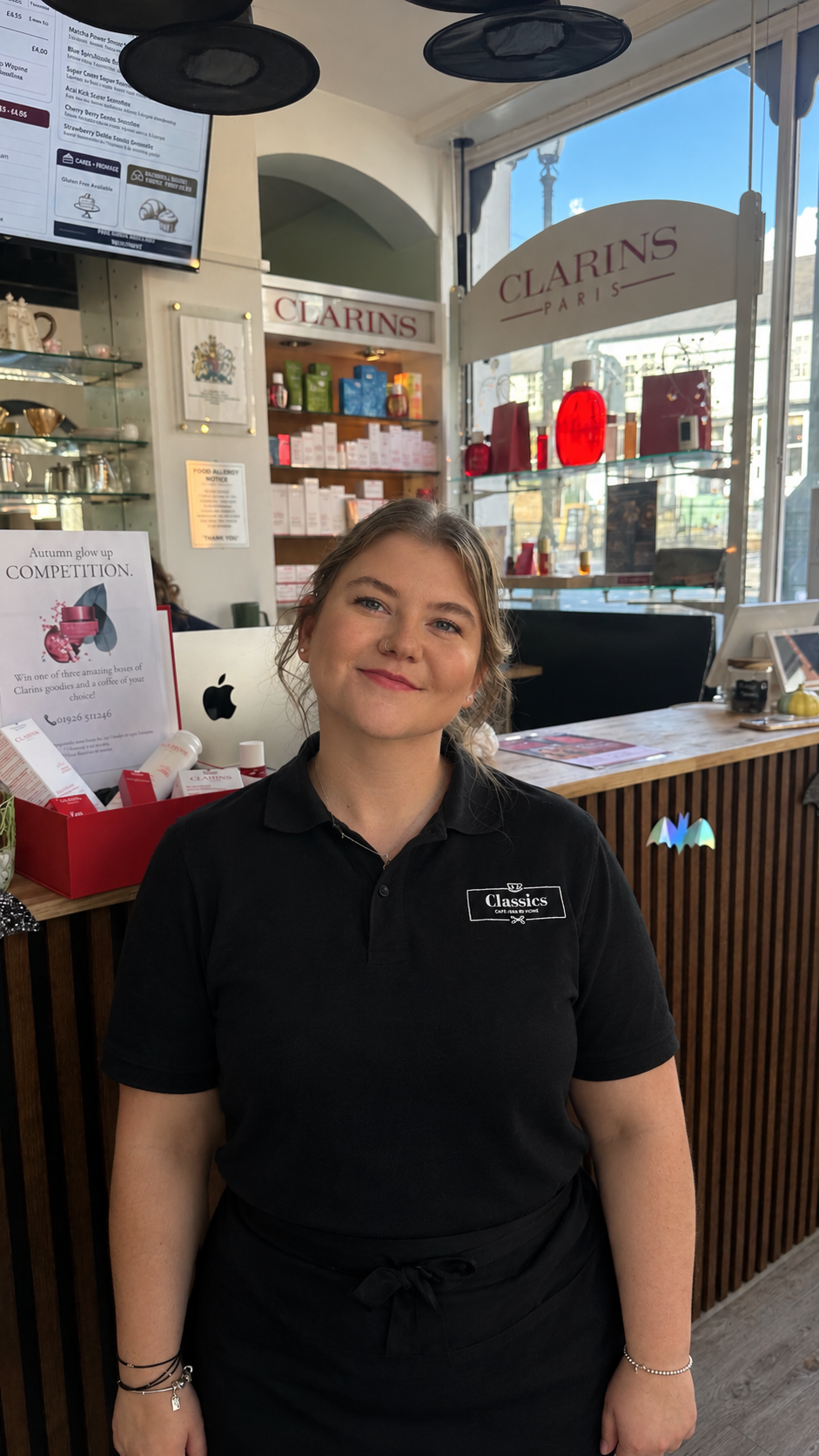Clarins Café Staff Portrait